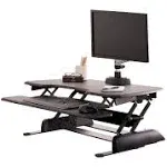 - desk Essential 36 - Two-Tier Standing Desk Converter for Monitor &amp; Accessories