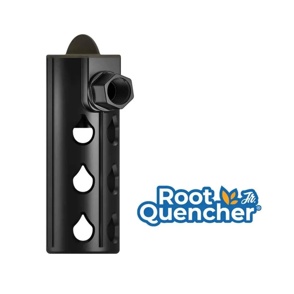 Root Quencher 6 in. Deep Root Watering System (2-Pack), Blacks