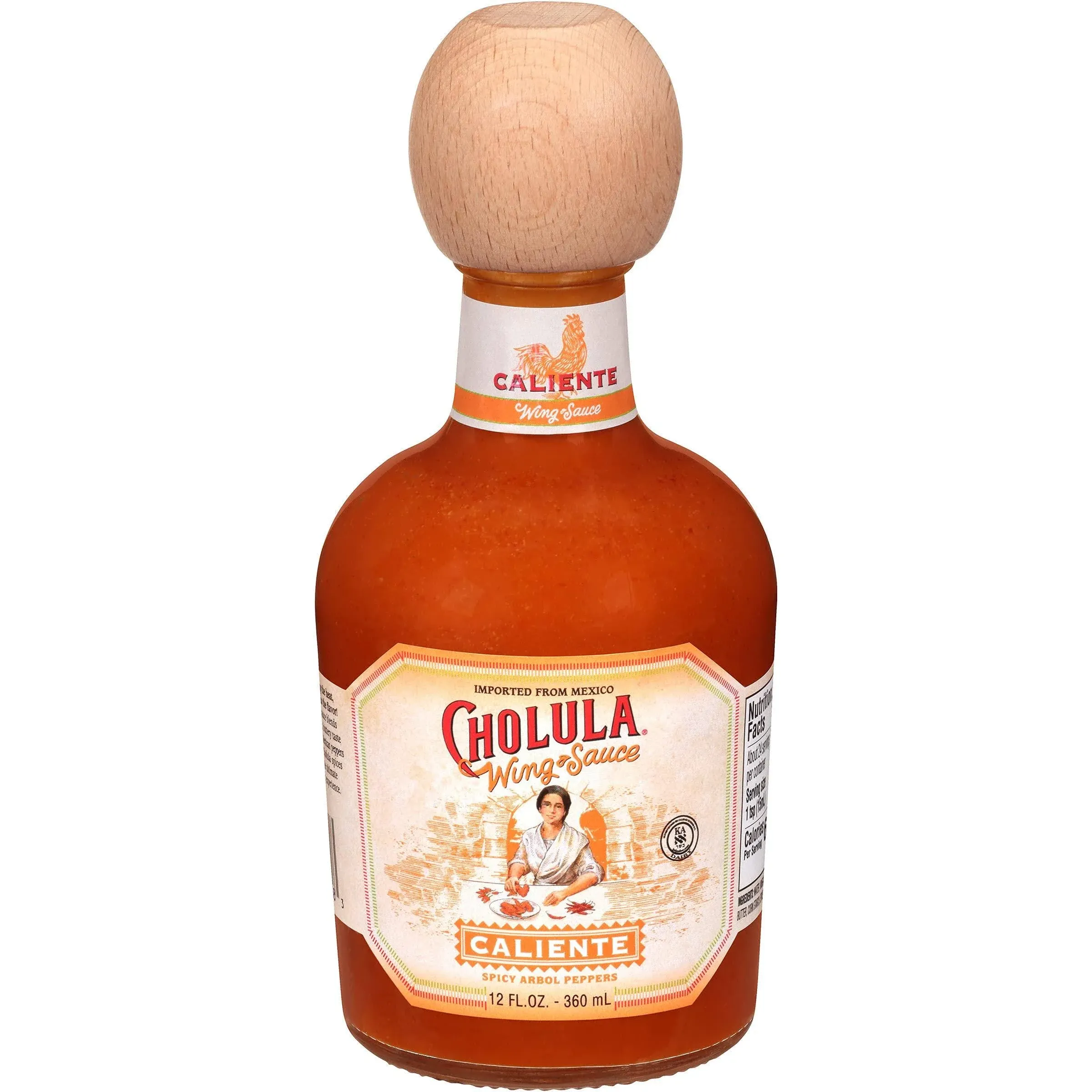 Cholula Caliente Spicy Arbol Peppers Wing Sauce 12 oz