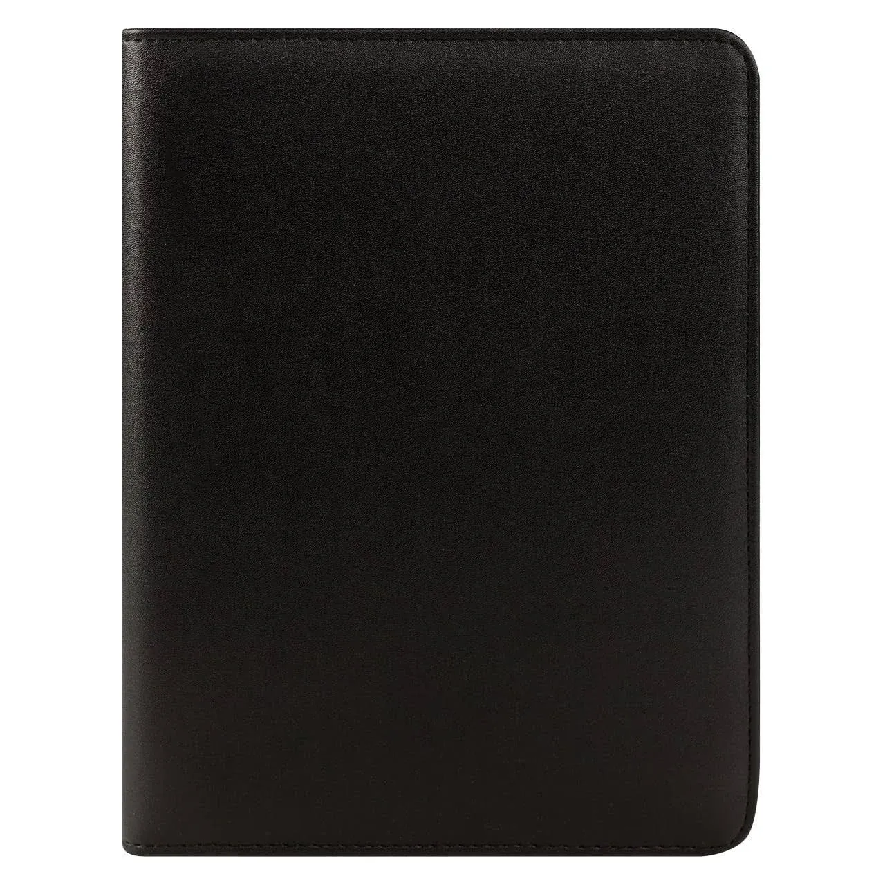 Franklin Covey Planner Cover Slim Portfolio Black Simulated Leather Folder 41504