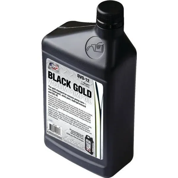 Vacuum Pump, Oil J/B &#034;BLACK GOLD&#034; 4 Quarts, Part# DVO-12, 1 gallon total oil