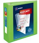 Avery Heavy-Duty View 3 Ring Binder, 3" One Touch EZD Rings, 3.5" Spine, 1 Purple Binder (79810)