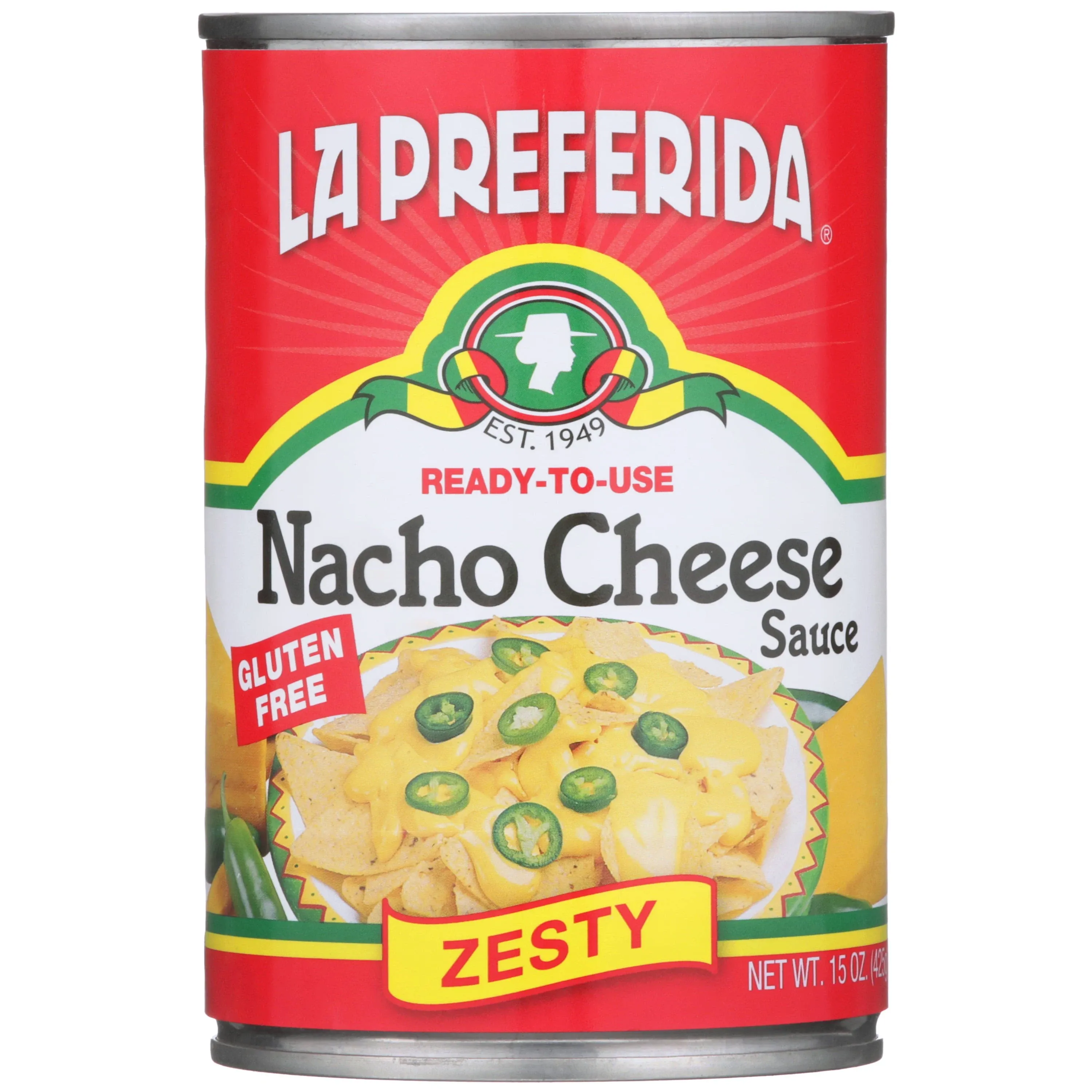 La Preferida Nacho Cheese Sauce Zesty Gluten Free - 15 Oz - Pack of 6