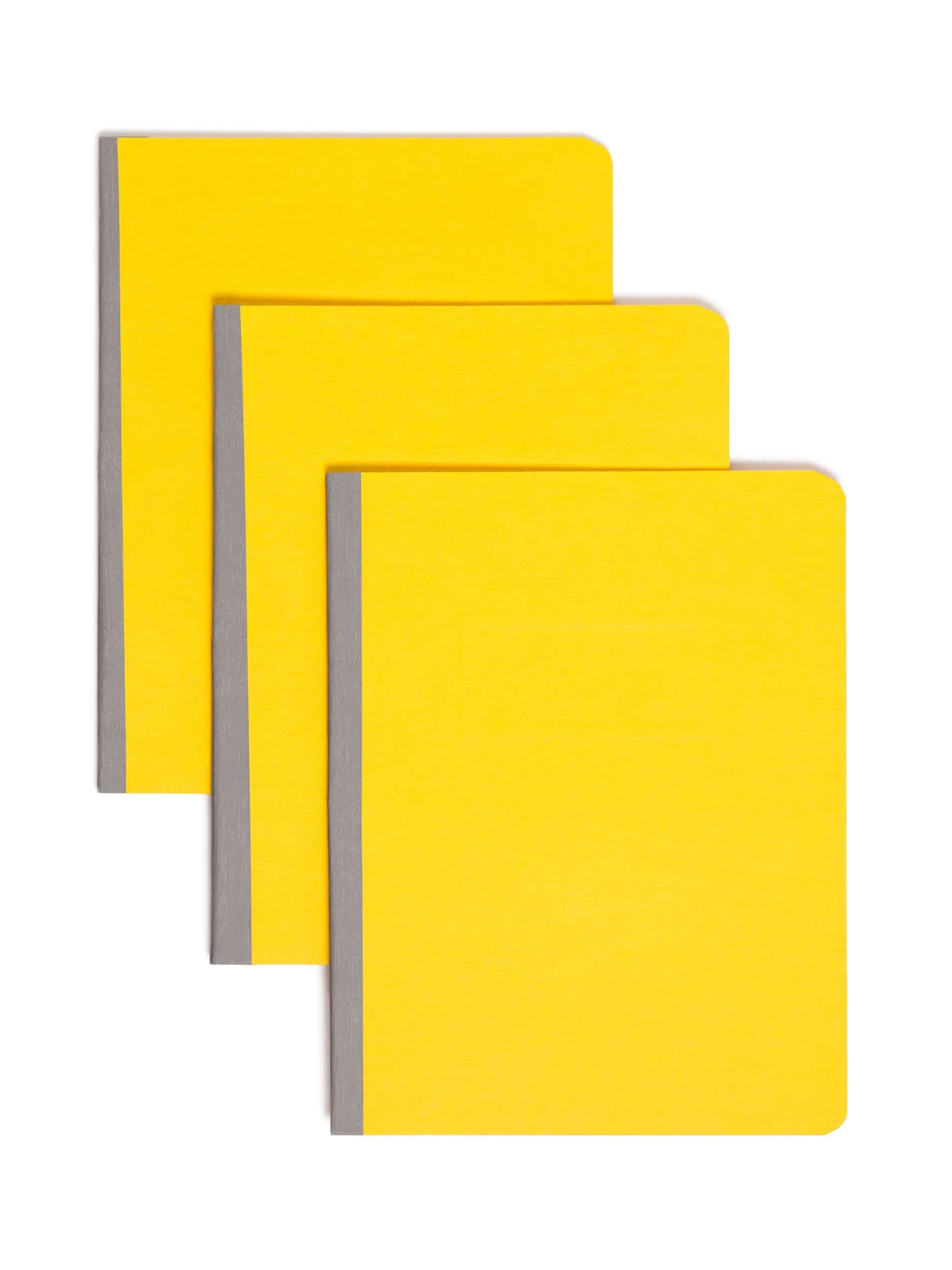 Smead 81852 Side Opening PressGuard Report Cover Prong Fastener Letter Yellow