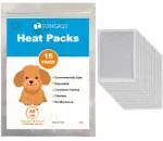 Tongass (15-Pack Upgraded Heat Packs for Newborn Puppy, Anxiety Dog Toys Replacement Heat Packs, Disposable Puppy Warmers - Last Up to 48 Hours