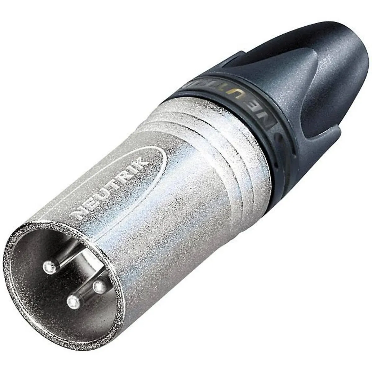 Neutrik NC3MXX 3-Pin XLRM Cable Connector, Nickel Housing with Silver Contacts