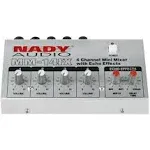 Nady MM-14FX 4-Channel Microphone Mixer with Integrated Echo Effect Inputs & Output Delay Time & Depth Controls