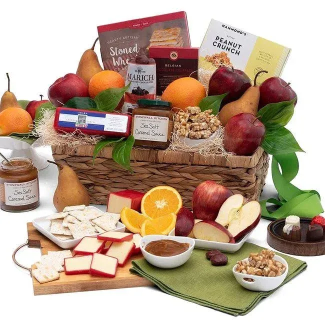 "Orchard's Abundance - Fruit Gift Basket"