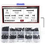 420 Pieces M2 12.9 Grade Alloy Steel Hex Socket Head Bolts Screws Nuts Kit