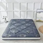 Heimorn Japanese Floor Mattress Futon Mattress, Thicken Sleeping Mattress Foldable & Portable Roll Up Camping Mattress with Dust