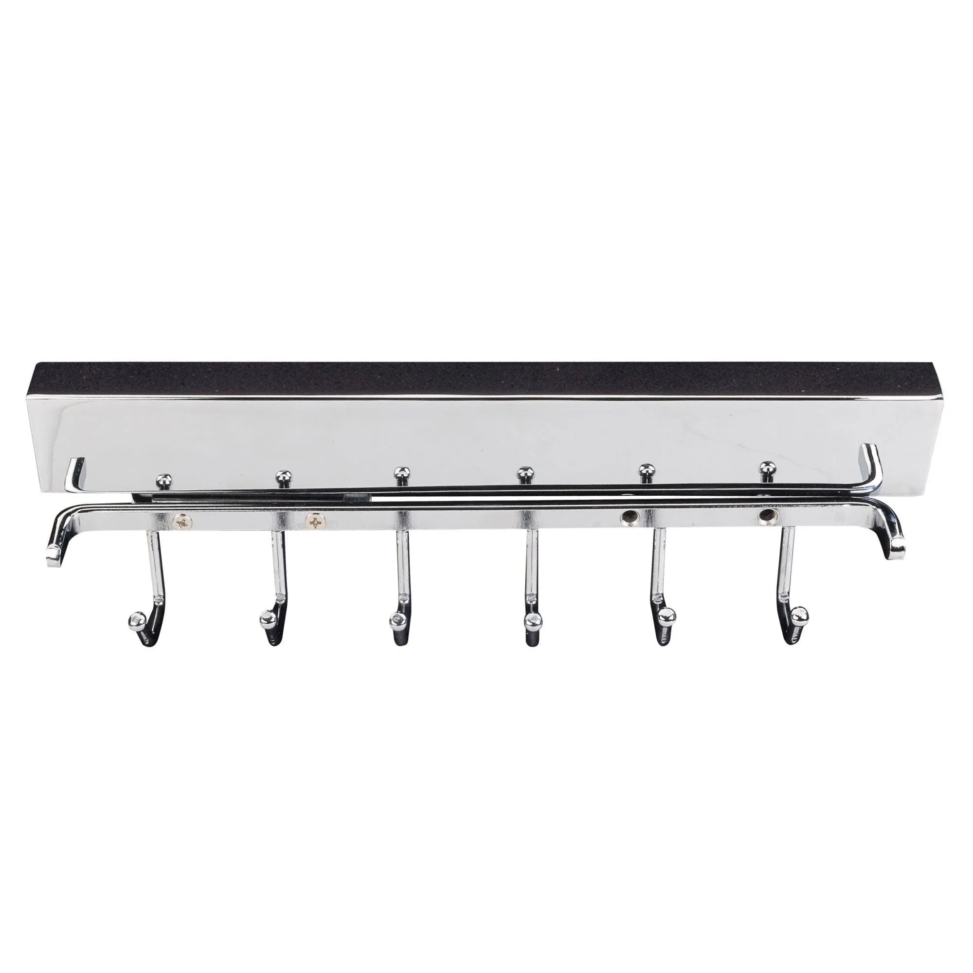 Hardware Resources 295B-PC, 12 inch Sliding Belt Rack, Polished Chrome