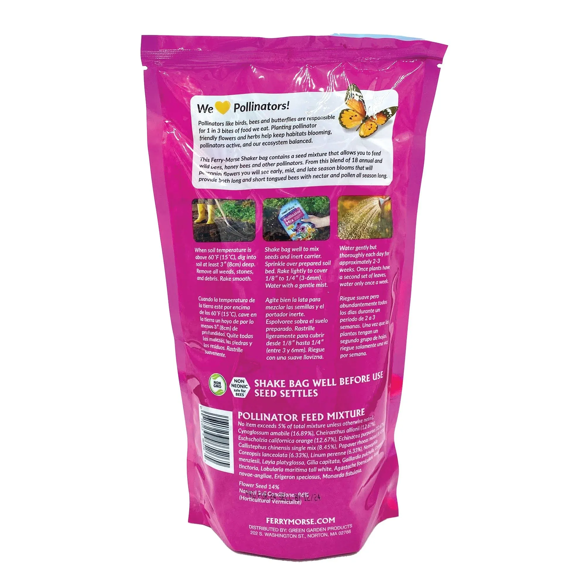 Ferry Morse Wfpol18 7 Oz Wildflower Pollinator Mix