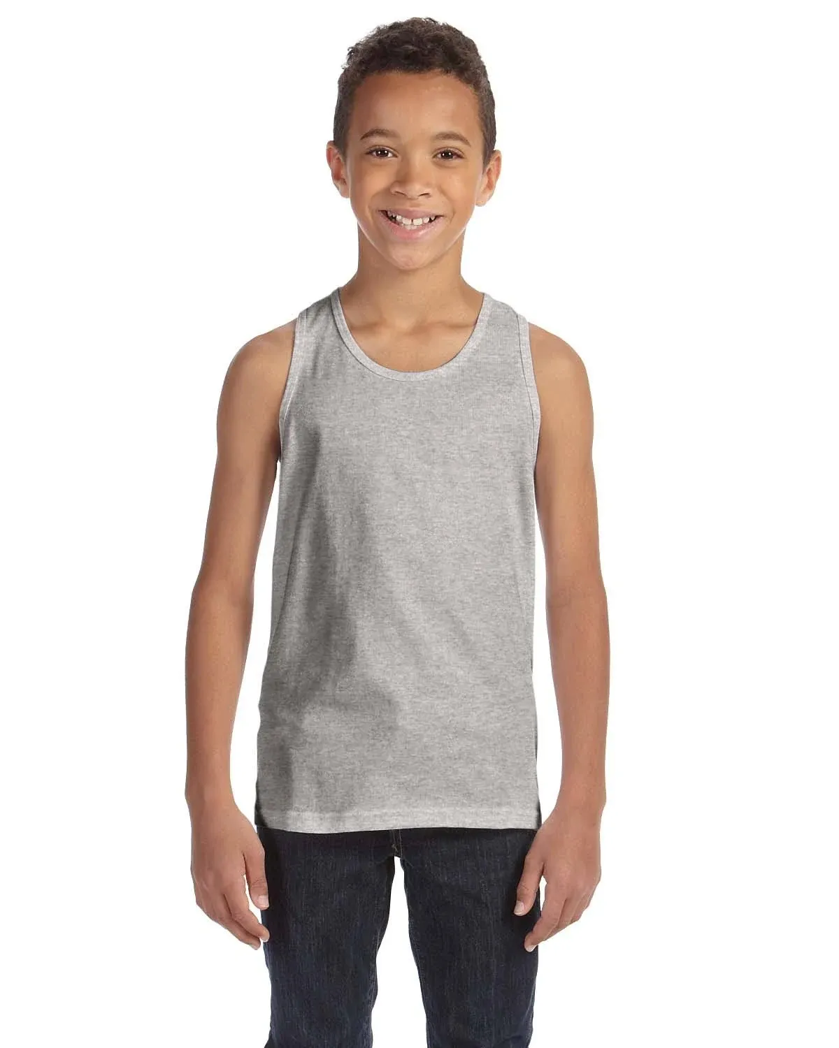 Bella + Canvas 3480Y - Youth Jersey Tank L Black