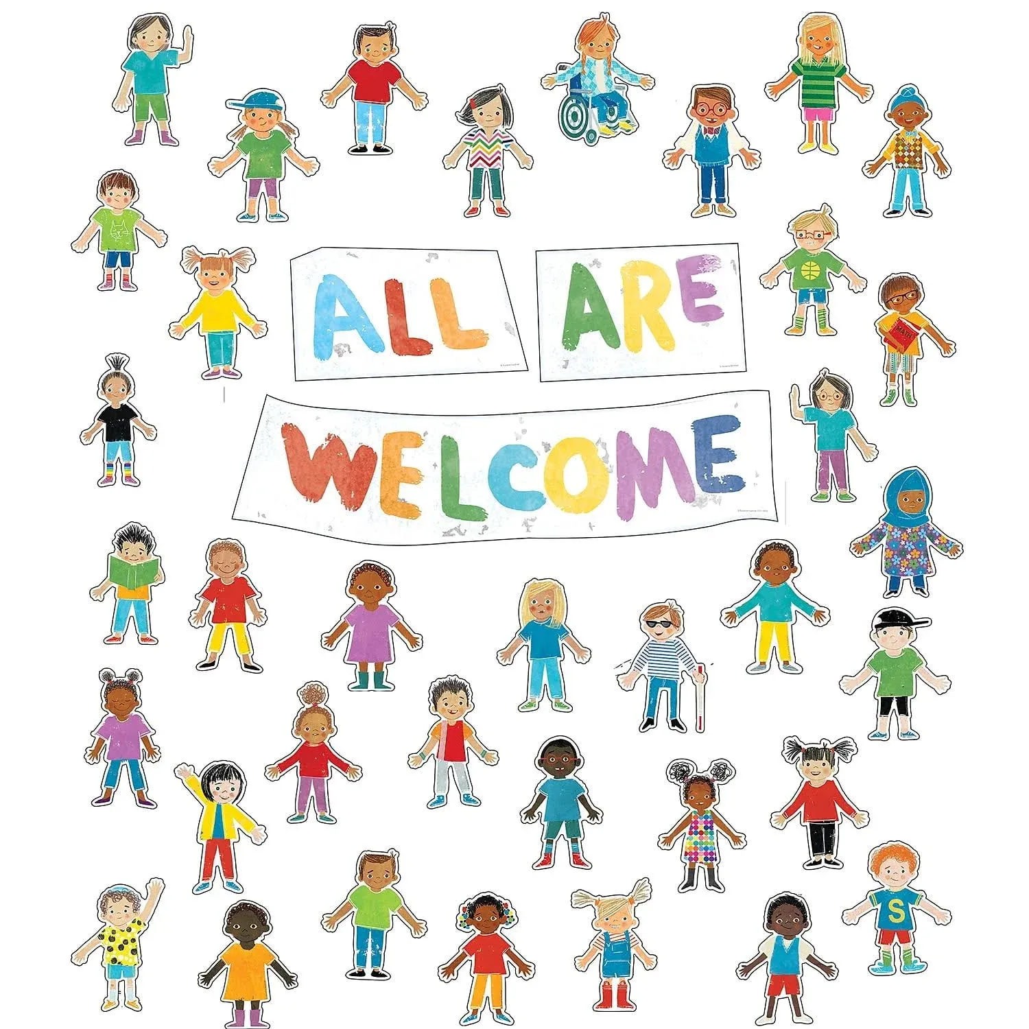 All Are Welcome Bulletin Board Set