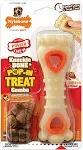 Nylabone Power Chew Knuckle Bone & Pop-In Treat Toy Combo Chicken