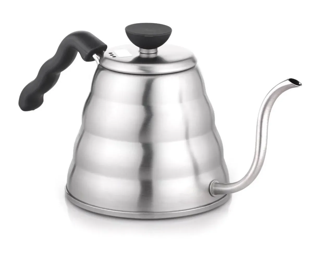 Premium Stainless Steel Gooseneck Kettle For Drip Coffee Or Tea 1.2l