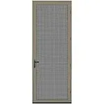 36 in. x 96 in. Desert Sand Surface Mount Left-hand Ultimate Security Screen Door with Meshtec Screen