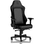 noblechairs Hero Gaming Chair/Office Chair with Lumbar Support, PU Faux Leather, Black/Gold