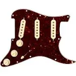 Fender Pre-Wired Loaded Strat Pickguard Vintage Noiseless SSS Tortoise Shell