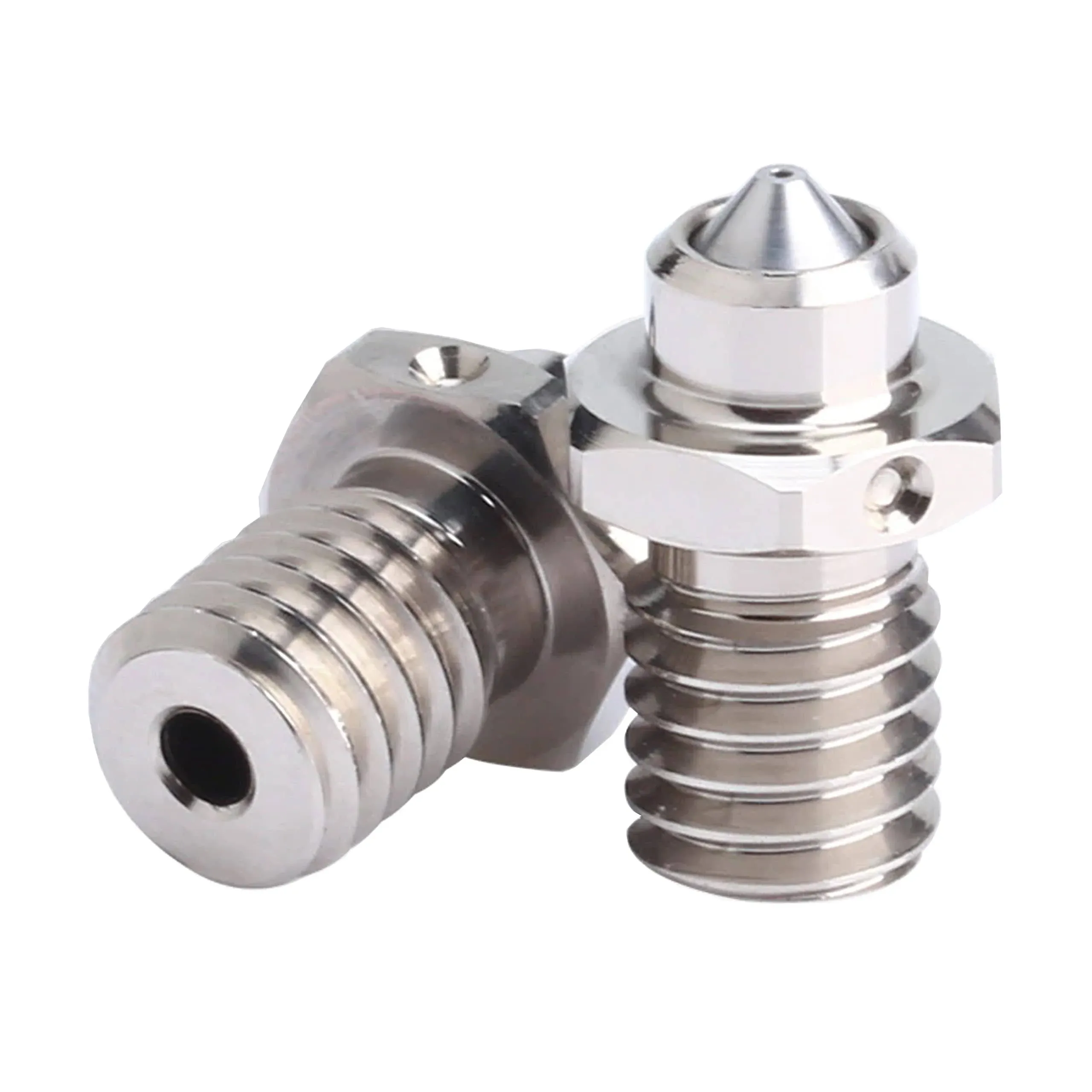 GO-3D M6 0.4mm ZS Nozzle Hardened Steel Copper Alloy for V6 Hotend 3D Printer 