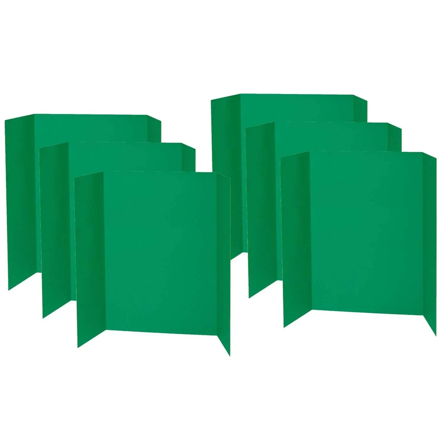 Pacon Presentation Board, Green, Single Wall, 48" x 36", 6 Pack