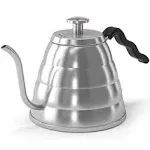 Gooseneck Kettle with Thermometer, 40 Oz Stainless Steel, Stove Top, Premium Pou