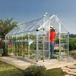 Palram Snap & Grow 6 x 12 ft. Greenhouse - Silver