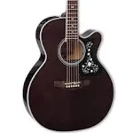 Takamine GN75CE TBK G70 Series NEX Cutaway Acoustic/Electric Guitar Transparent Black | Reverb