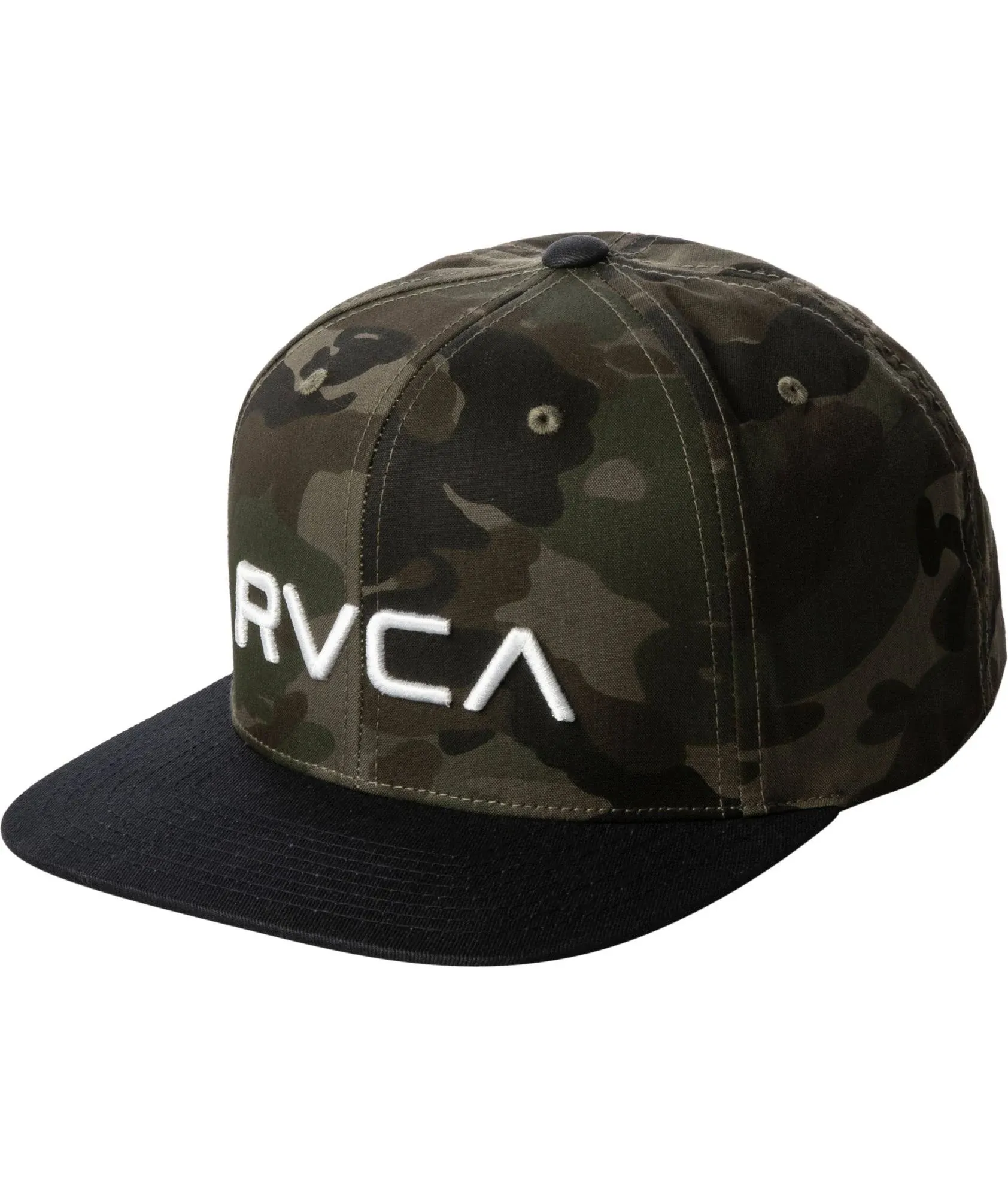 Rvca Twill Snapback II Hat Patch Cap Hats - AVYHA00457