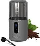 Cordless Coffee Grinder Electric, Dmofwhi USB Rechargeable Coffee Bean Grinder w