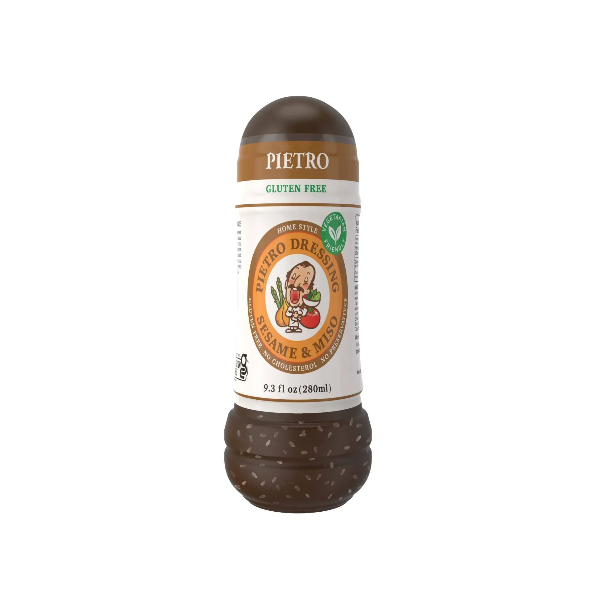 Angelo Pietro Dressing, Sesame & Miso, Home Style - 9.3 fl oz