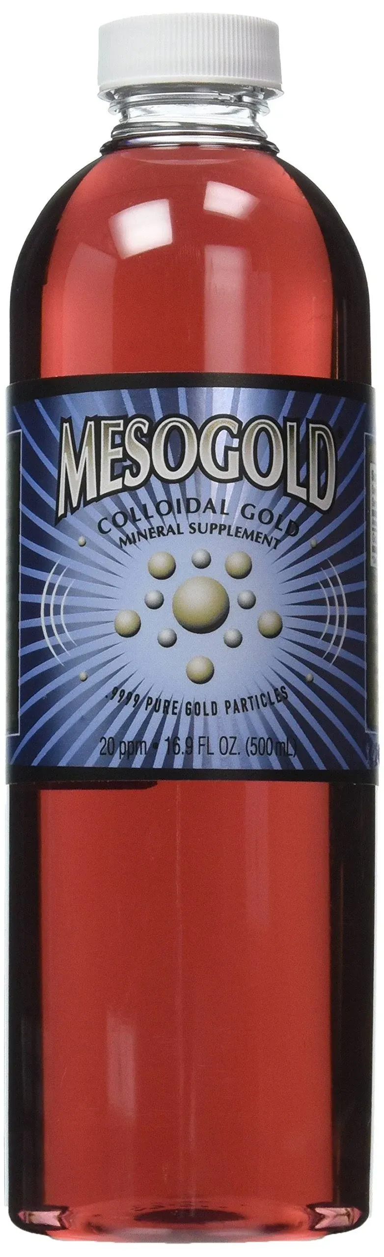 MesoGold 20 ppm Colloidal Gold 500 ml/16.9 oz