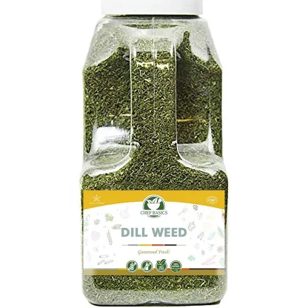 Dill Weed - Restaurant Quality - 2 Pound Giant Jar - Bulk Spices