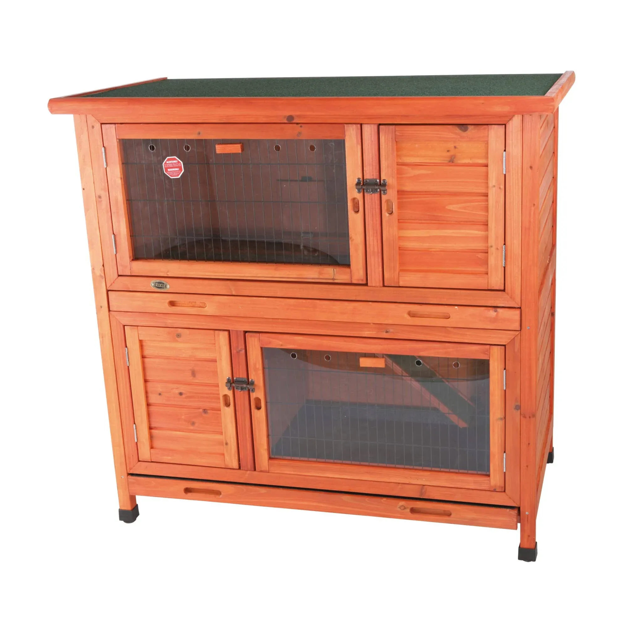 TRIXIE Pet Products 2-in-1 Rabbit Hutch with Insulation