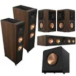 Klipsch Reference Premiere RP-8060FA II 5.1 Home Theater Pack, Walnut