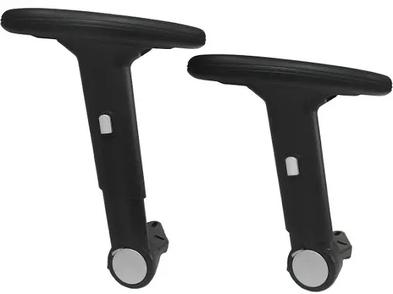 Height Adjustable Office Chair Armrest w/Arm Pads (Pair) S4761-K - Replacement Arms