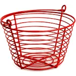 Prevue Pet Products 8 Inch Red Vinyl Coated Metal Egg Basket SP468