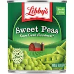 Libby's Sweet Peas | Deliciously Sweet & Nutty Flavor | Tender & Succulent | Creamy Smooth | Grown & Made in the USA |8.5 oz (Pack of 12)