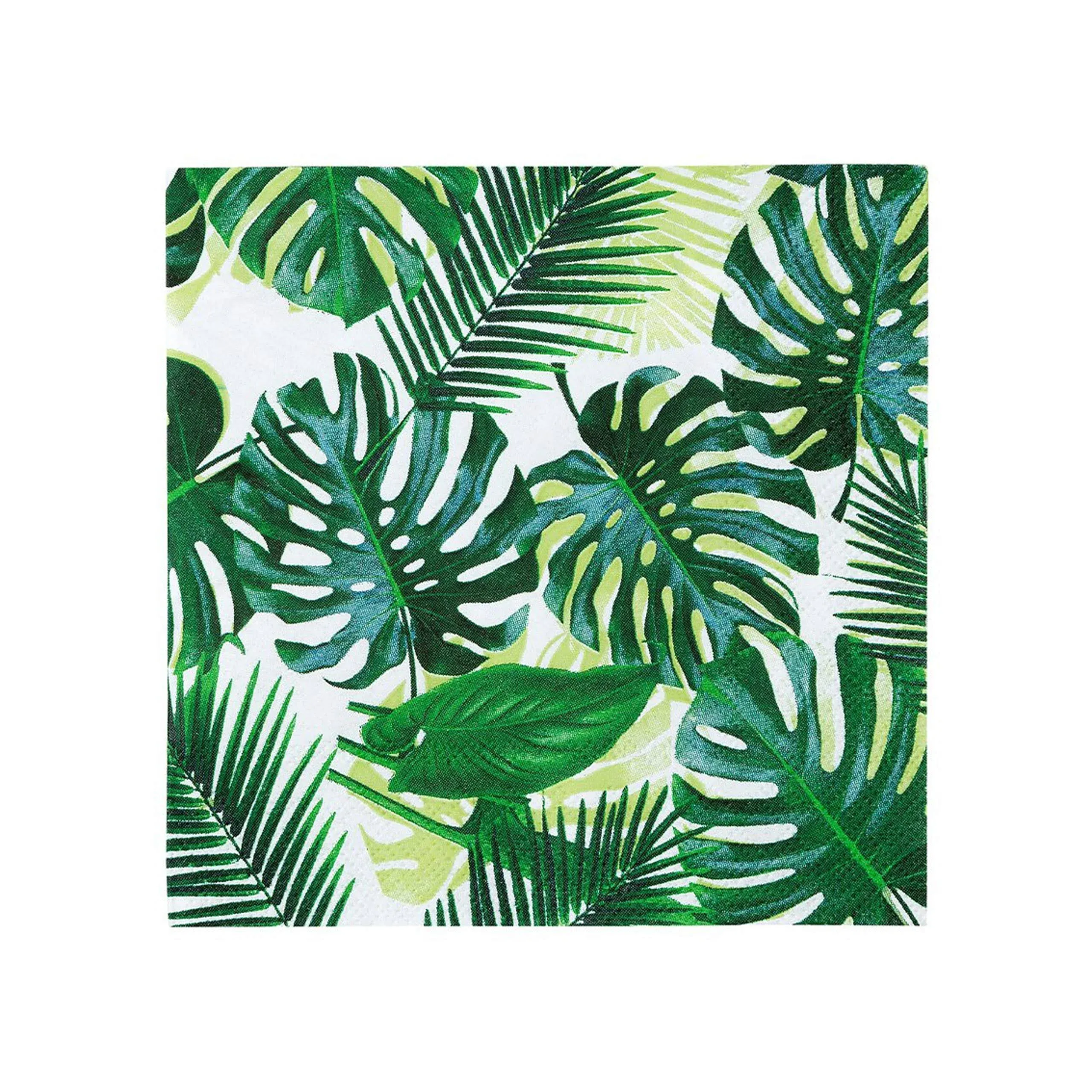 Tropical Leaf Cocktail Party Napkins