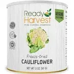 Ready Harvest Freeze-Dried Cauliflower Whole Foods for Emergency Food Storage, Camping Supplies, and Survival Kits | Sealed Fresh in #10 Can | 25-Year Shelf Life | 1 Can