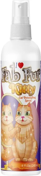 Pet MasterMind Fab Fur Kitty Detangling Cat Spray, 8-oz bottle