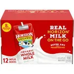 Horizon Organic Whole Shelf-Stable Milk - 8 fl oz