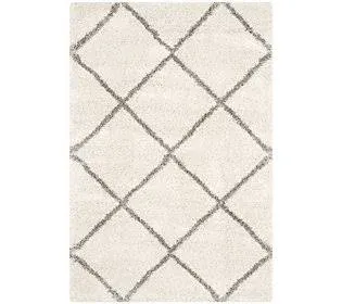 Safavieh Hudson Shag SGH281D 5'1" x 7'6" Ivory / Beige Area Rug