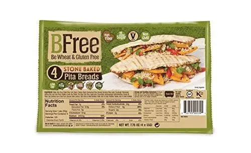 Bfree Gluten Free Stone-Baked Pita Bread