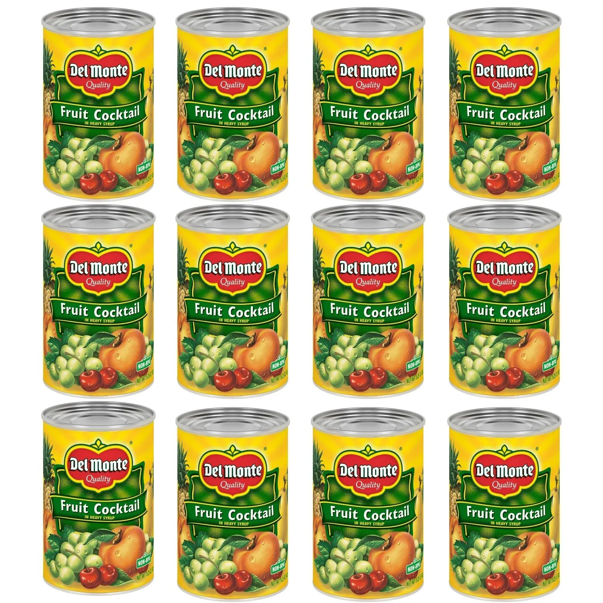 Del Monte in Heavy Syrup Fruit Cocktail-15.25 oz.-12/Case MPN#2000839