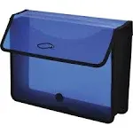 Lion EXPAND-N-FILE Letter File Wallet - Transparent Blue