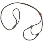 Mendota Pet Show Martingale Style Leash - Leash & Collar Combo, Made in The USA - Brown, 8 in x 1/8 in x 40 in