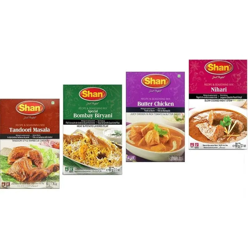 Shan Spices - Variety Combo #1 Tandoori, Butter Chicken, Bombay