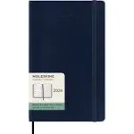 Moleskine 2024 Weekly Notebook Diary / Planner Soft Cover Sapphire Blue 5”x8.25”