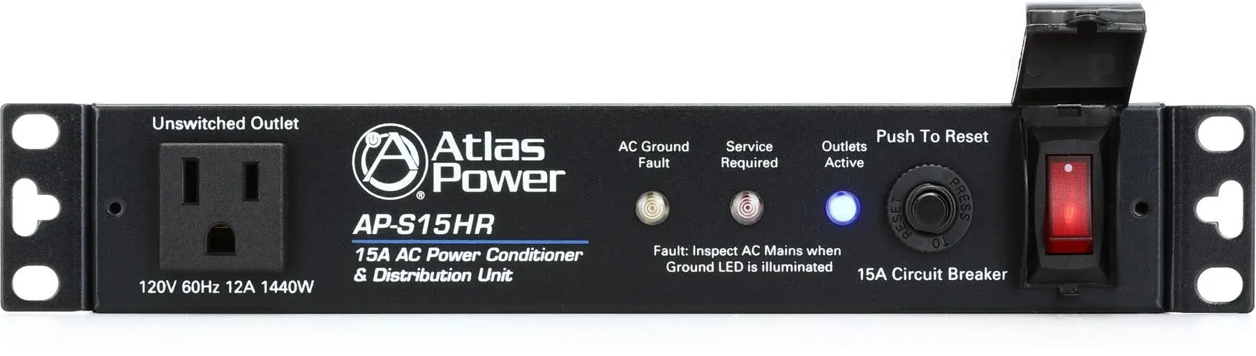 Atlas AP-S15HR 15A Half Width Rack Power Conditioner